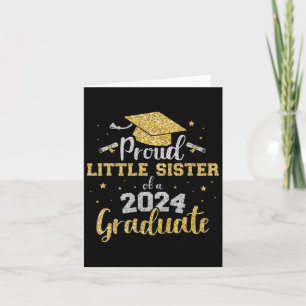 Little Sister Cl von 2024 Graduate Senior Graduati Karte