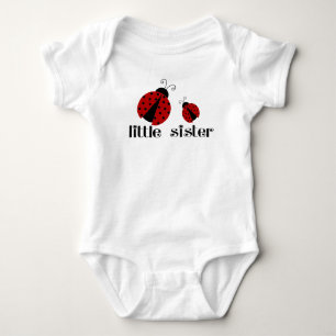 Little Sister Ladybug Baby Strampler