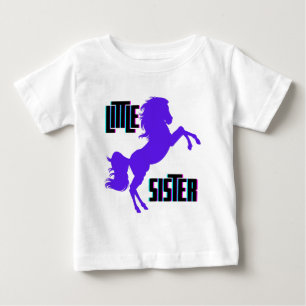 Little Sister Lila Pony Baby T-shirt