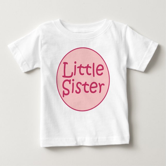 Little Sister Long Sleeve Baby T-shirt (Vorderseite)