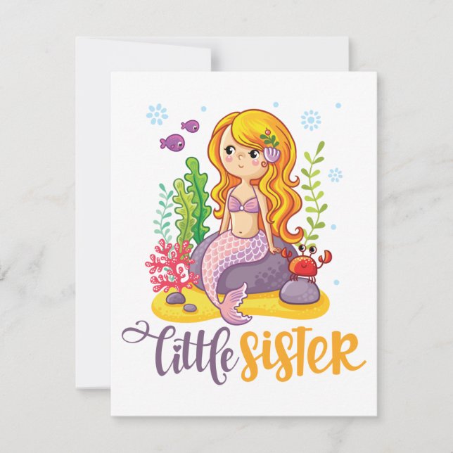 Little Sister 🧜 ‍ ♀️ Mermaid (Vorderseite)