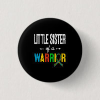 Little Sister Of A Warrior Autism Awareness Suppor