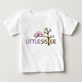 Little Sister Owl Serie Baby T-shirt