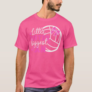 Little Sister Volleyball Schwester eines Volleybal T-Shirt