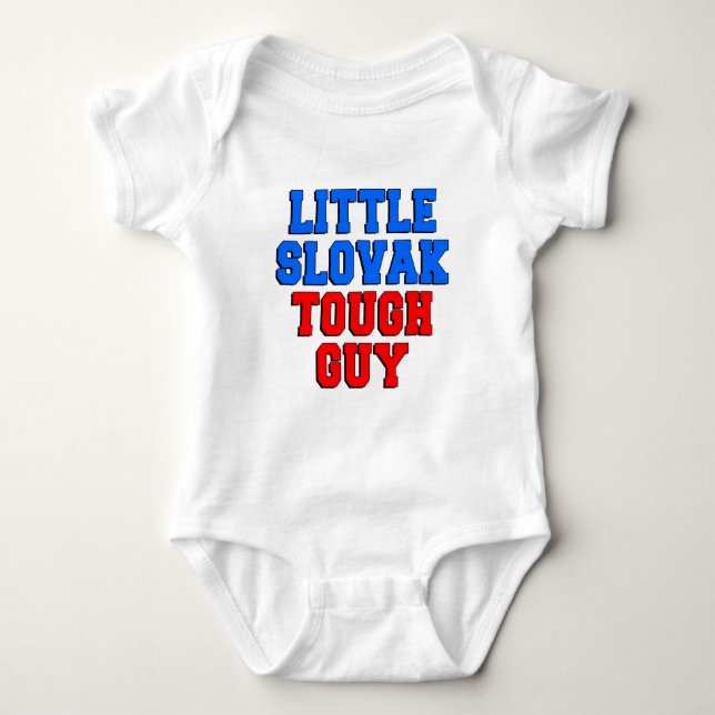 Little Slovak Tough Typ Baby Strampler (Vorderseite)
