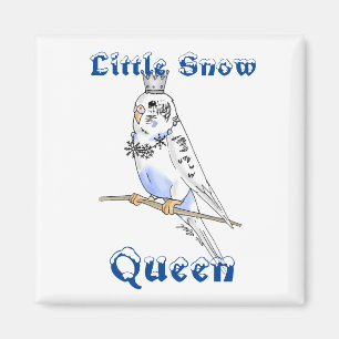 Little Snow Queen Budgie Magnet