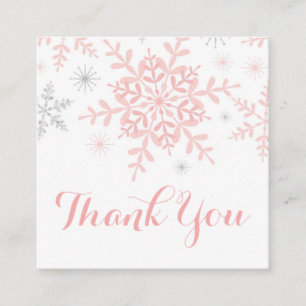 Little Snowflake Baby Dusche Gefallen Tag Pink Sil