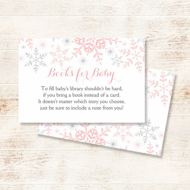 Little Snowflake Baby Shower Bring a Book (Von Creator hochgeladen)