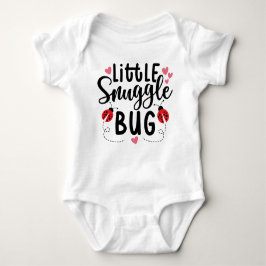 Little Snuggle Bug Short Sleeve Baby Bodysuit Strampler