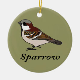 Little Sparrow Keramik Ornament