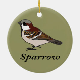 Little Sparrow Keramik Ornament