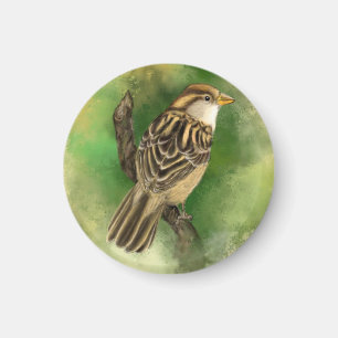 Little Sparrow Magned - Green Magnet