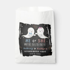 Little Spirit Halloween Ghosts Gender Reveal Party Geschenktütchen