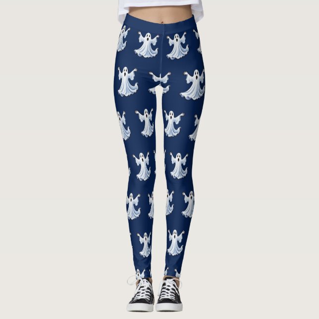 Little Spooky Ghost - Halloween 11 - Fan Fun Leggings (Vorderseite)