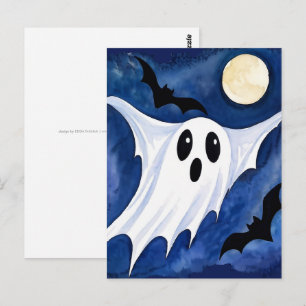 Little Spooky Ghost - Halloween 7 - Fanspass Postkarte