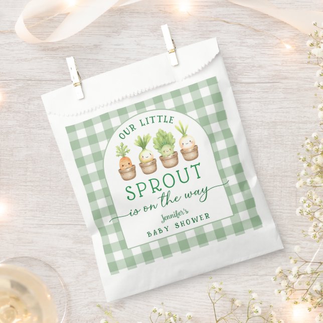 Little Sprout Baby Shower Geschenktütchen (Ausgeschnitten)
