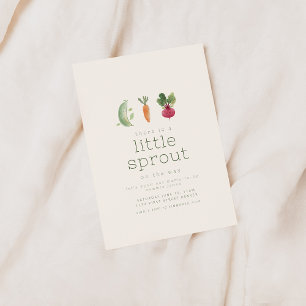 Little Sprout ist auf dem Weg Baby Dusche einladen Einladung