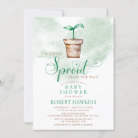 Little Sprout ist auf der Way Garden Baby Dusche