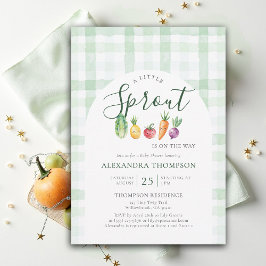 Little Sprout Watercolor Produce Arch Baby Shower Einladung
