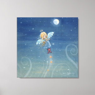 Little Star Angel Leinwanddruck