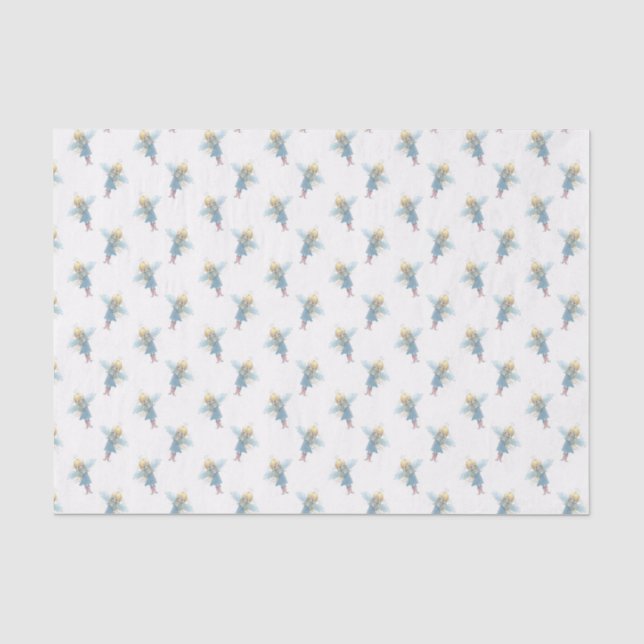 Little Star Angel Weihnachtswrapping Seidenpapier (Vorderseite)