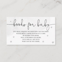 Little Star Baby Duschbücher für Baby Grau Begleitkarte