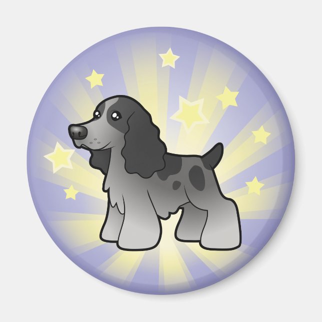 Little Star English Cocker Spanel Magnet (Vorne)