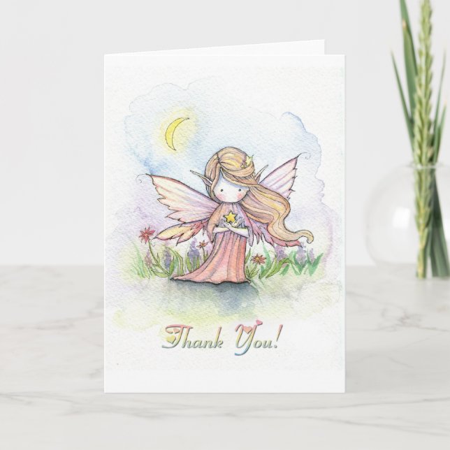 Little Star Fairy Carte de remerciements (Devant)