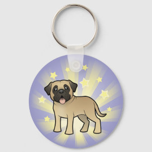 Little Star Mastiff / Bullmastiff Schlüsselanhänger