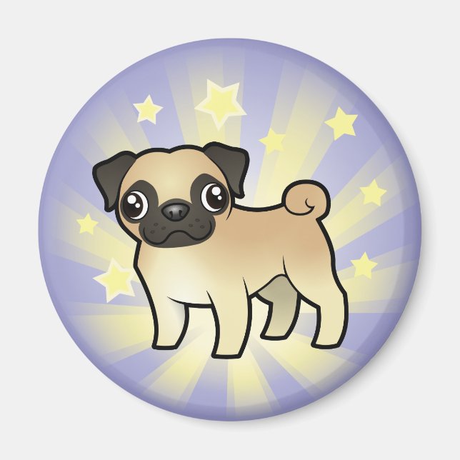Little Star Mops Magnet (Vorne)