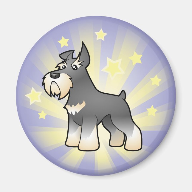 Little Star Schnauzer Magnet (Vorne)