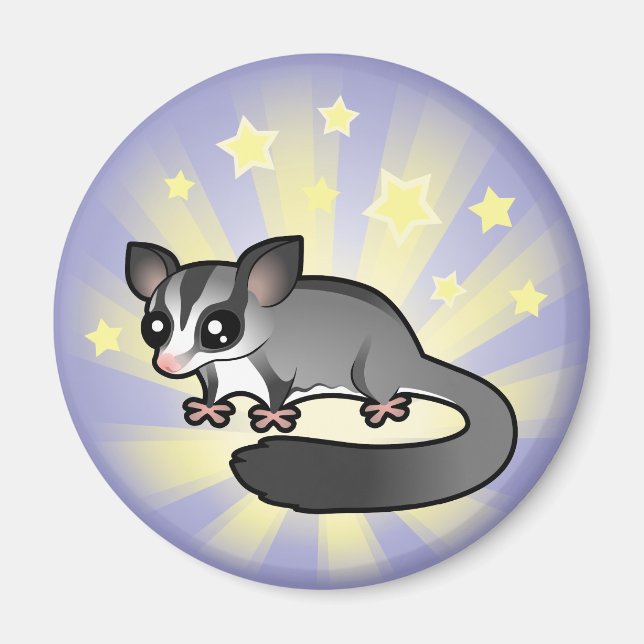 Little Star Sugar Glider Magnet (Vorne)