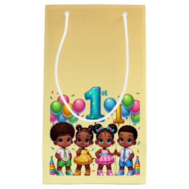 Little Stars First Birthday Bash Kleine Geschenktüte (Vorderseite)