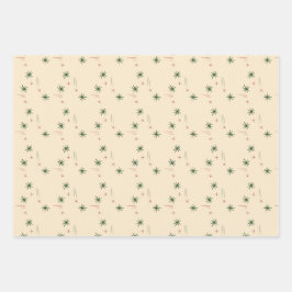 Little stars wrapping paper set of 3 geschenkpapier set