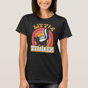 Little Stinker Skunk Pet Retro Vintag Skunk T-Shirt