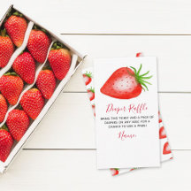Little Strawberry Baby Duwer Diaper Raffle