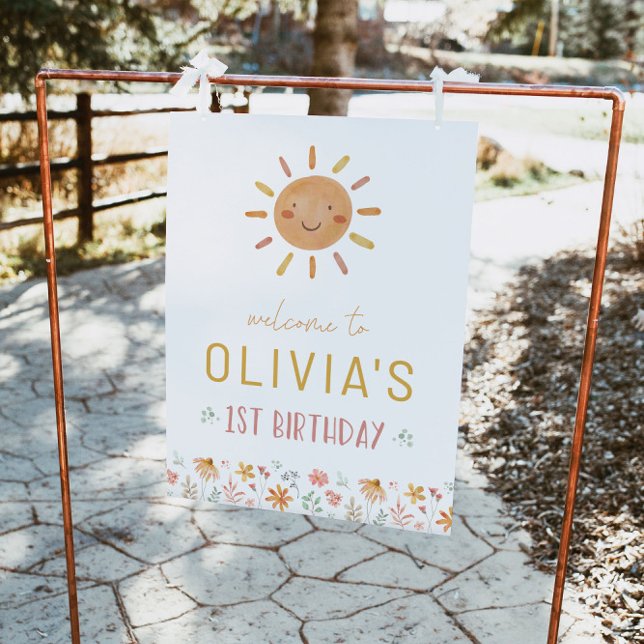 Little Sunshine Birthday Welcome Poster (Von Creator hochgeladen)