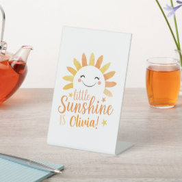 Little Sunshine Personalisiert Pedestal Sign Sockelschild