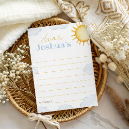 Little Sunshine Time Capsule Card Einladung