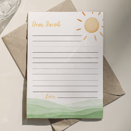 Little Sunshine Time Capsule Note Card Dankeskarte