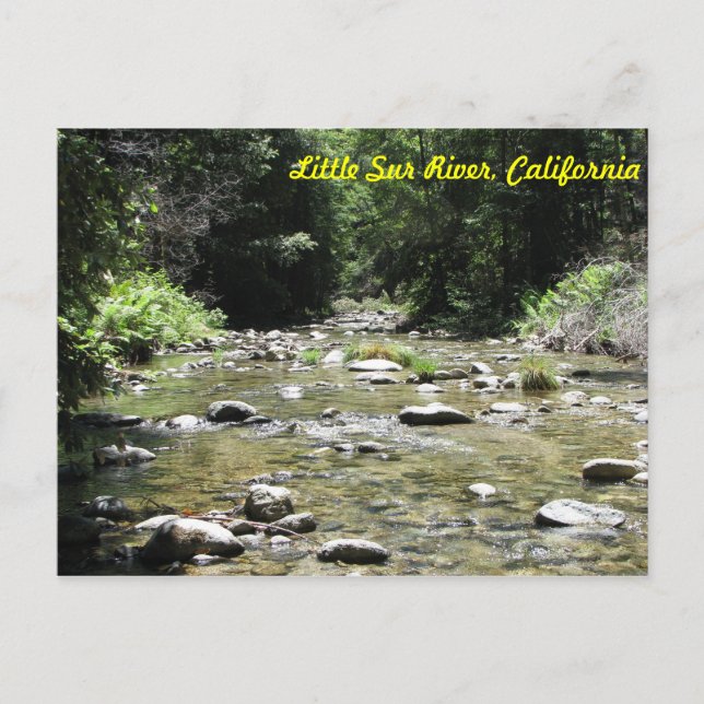 Little Sur River Postkarte (Vorderseite)