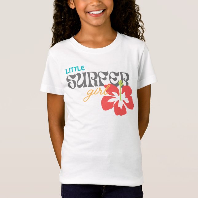 Little Surfer Girl - Kids Shirt (Vorderseite)