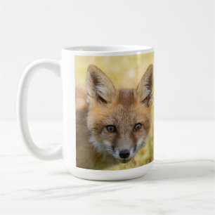 Little Süsse Fox Portrait Kaffeetasse