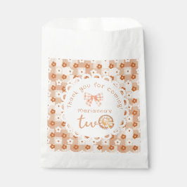 Little Süsse Pie 2. Geburtstag Gingham Vielen Dank Geschenktütchen