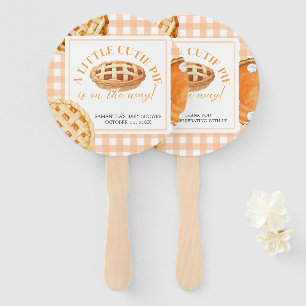 Little Süsse Pie Gingham Baby Shower Fächer