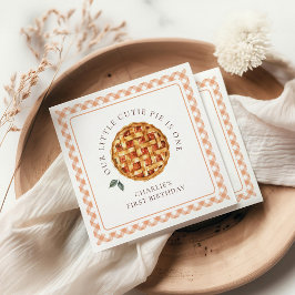 Little Süsse Pie Herbst 1. Geburtstag Serviette