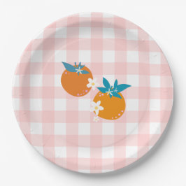 Little Süsse Pink Gingham Teller