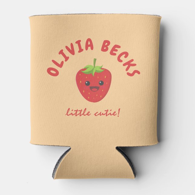 Little Süsse Strawberry Babydusche Dosenkühler (Vorderseite)