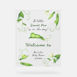 Little Sweet Pea Welcome Baby Shower
