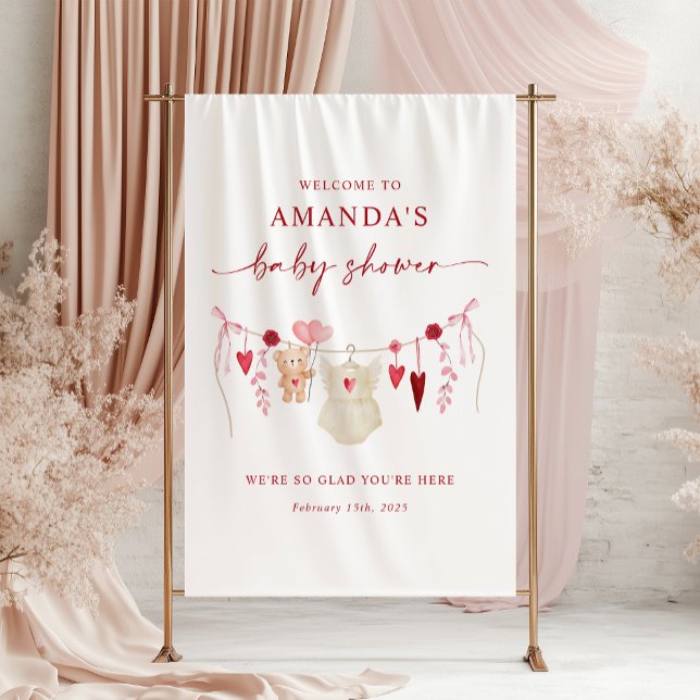Little Sweetheart Baby Dusche Begrüßungsbanner Banner (Von Creator hochgeladen)